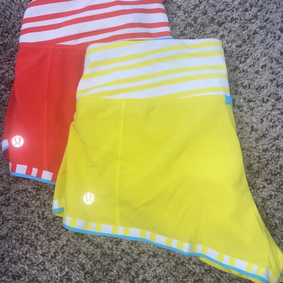BUNDLE: Lululemon Run Racer Shorts EUC - Picture 2 of 4